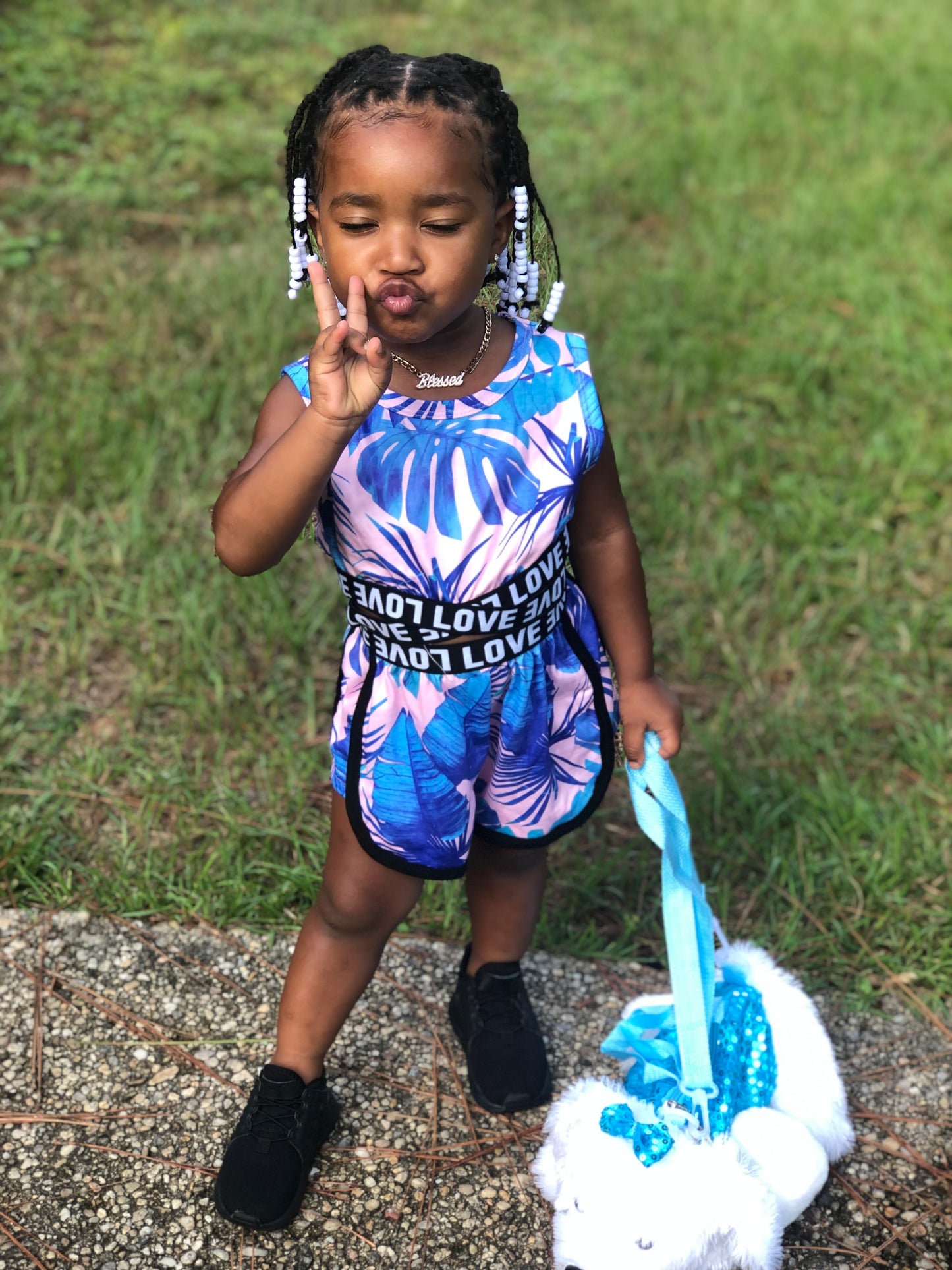 Toddler Girl 2pc Floral Pattern