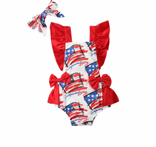 Baby Girl Independence Romper