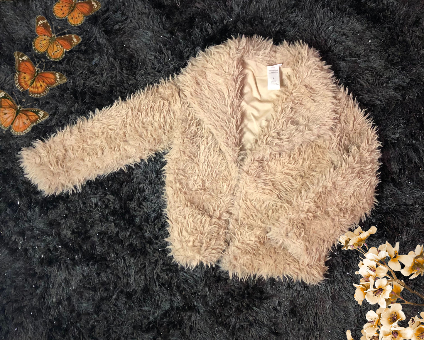 Mommy & Me Brown Faux Fur Cropped Jacket