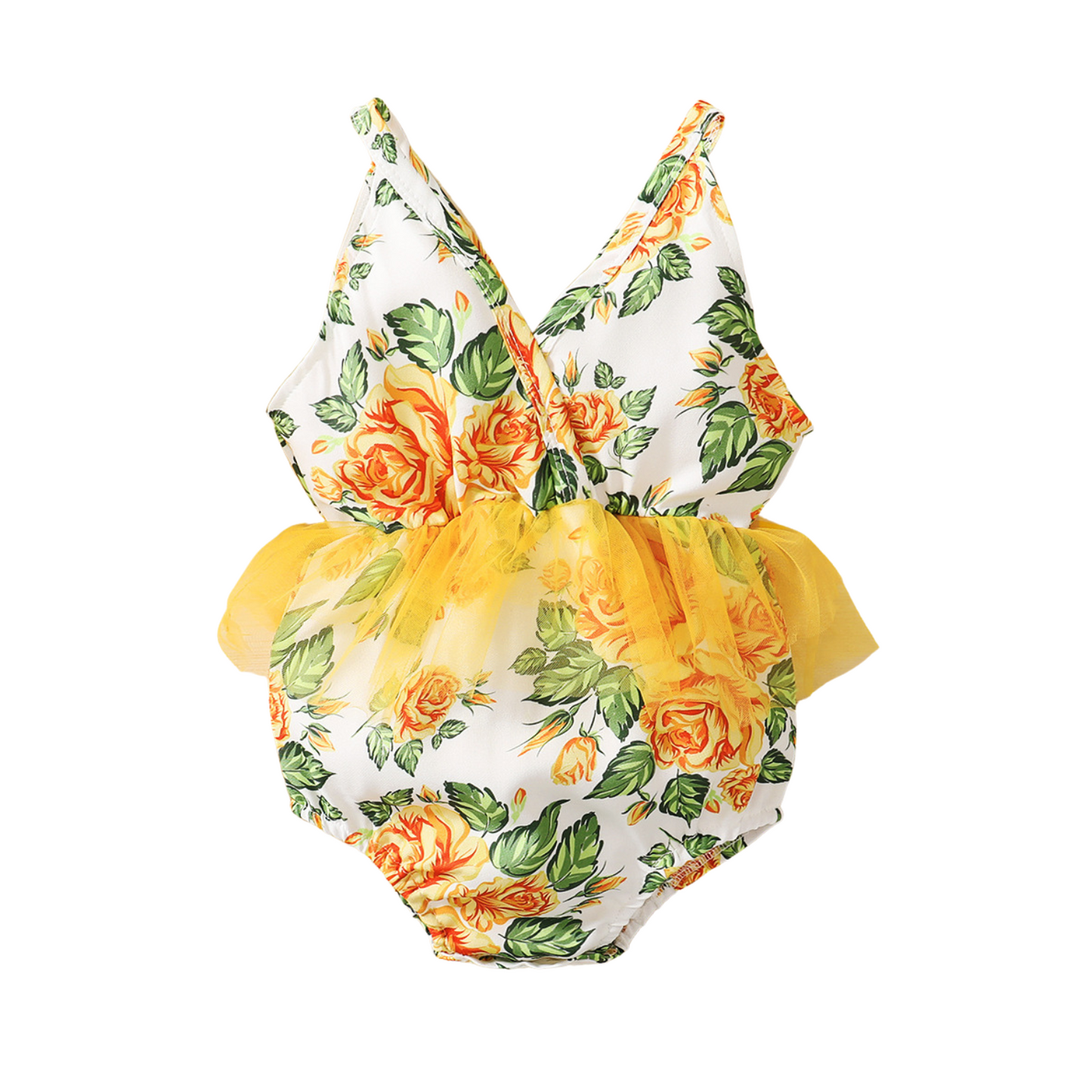 Baby Girl Flower Print Body Suit